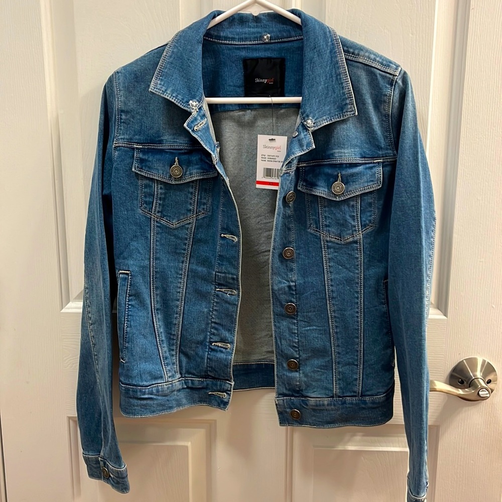 SkinnyGirl XS Blue Jean Jacket with Tags!